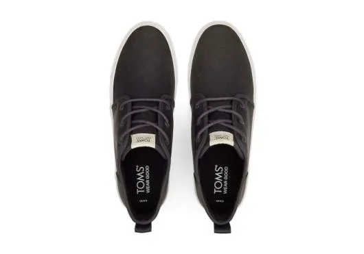 Men MenCarlo Mid Terrain Grey Water Resistant Sneaker Water Resistant Forged Iron TOMS Boots