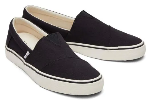 Men MenFenix Black TOMS Slip Ons