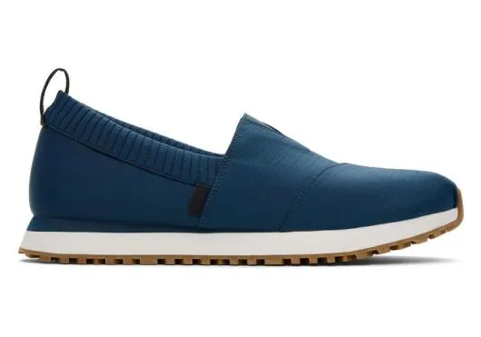 Men MenResident 20 Blue Ripstop Sneaker Dark Indigo TOMS Slip Ons