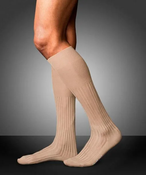 Men No 13 Finest Piuma Cotton Men Kneehigh Socks Brownie Me FALKE Knee High Socks