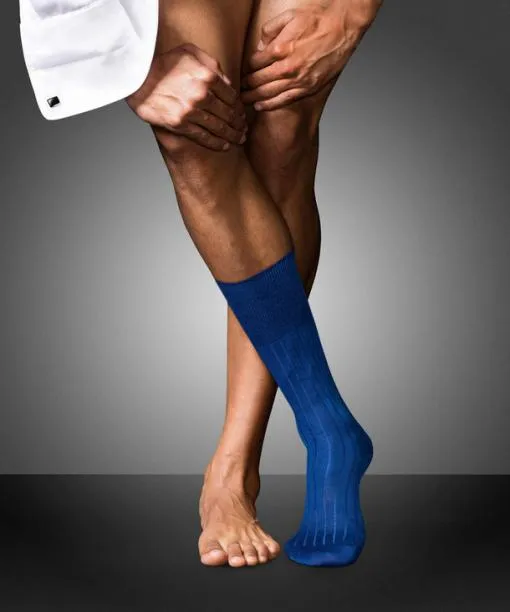 Men No 2 Finest Cashmere Men Socks Royal Blue FALKE Socks
