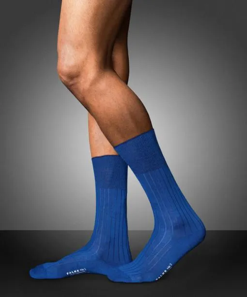 Men No 2 Finest Cashmere Men Socks Royal Blue FALKE Socks