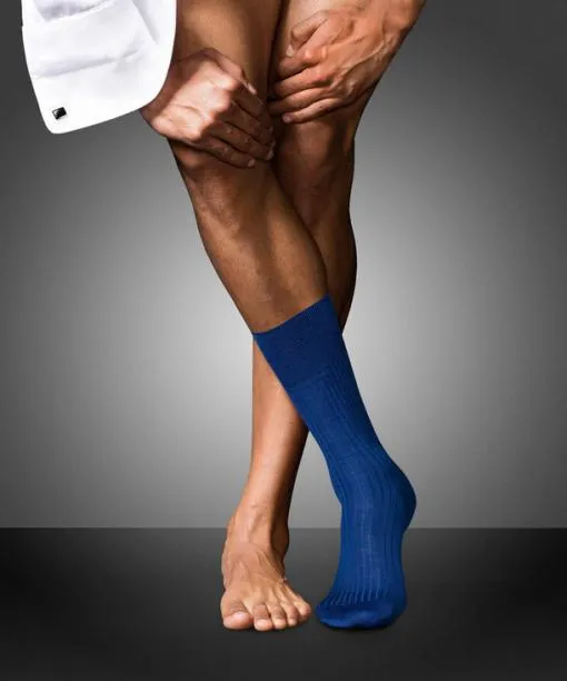 Men No 7 Finest Merino Men Socks Royal Blue FALKE Socks