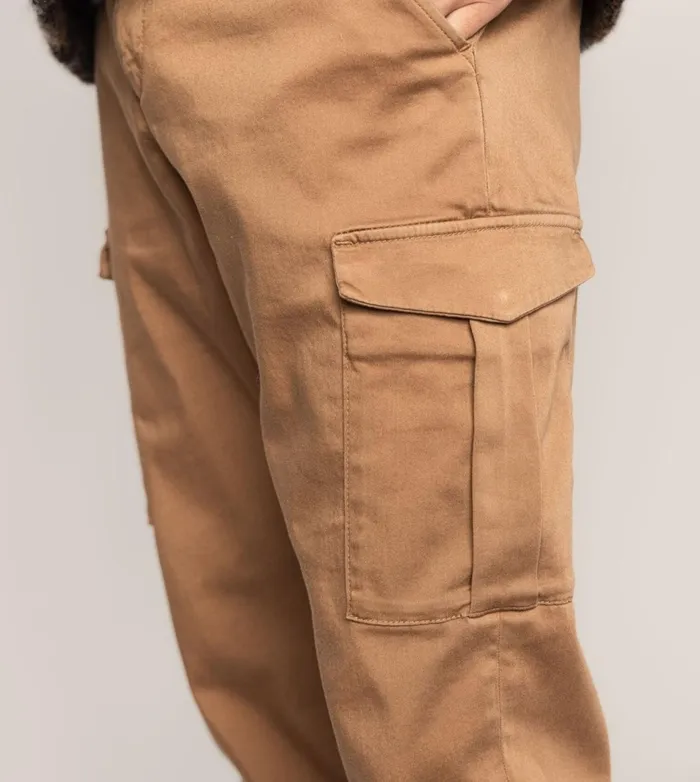 Men Pants MOS MOSH MMGHunt Soft Cargo Pant Brown Latte