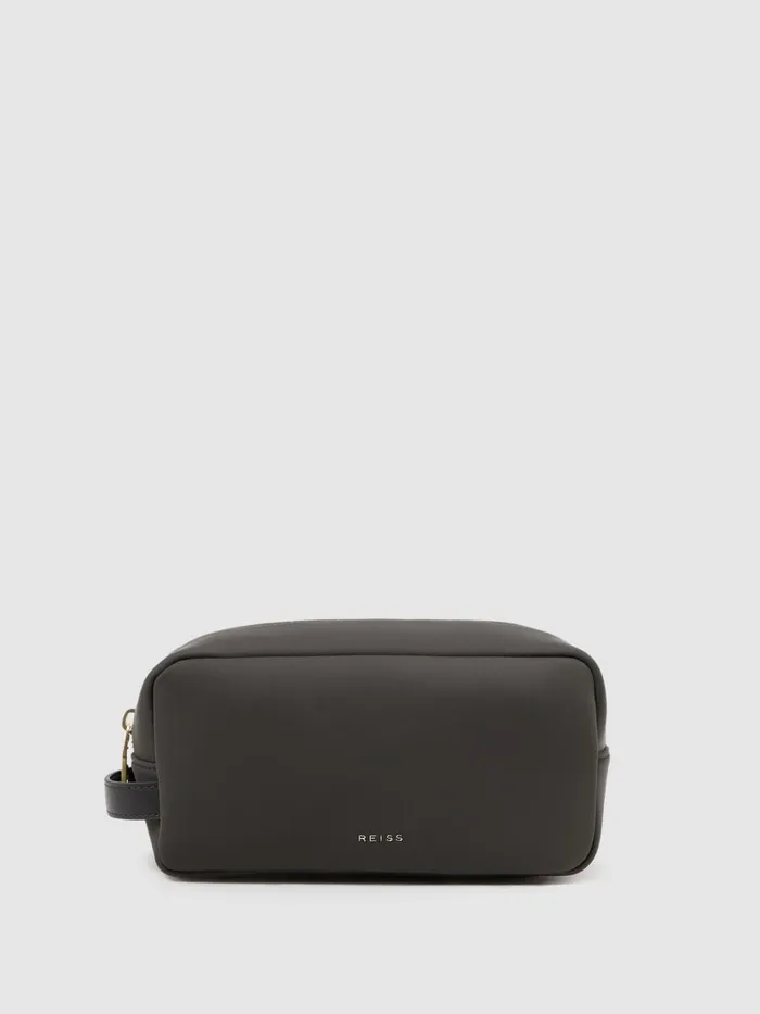 Men Reiss Bags Carter Neoprene Wash Bag Khaki