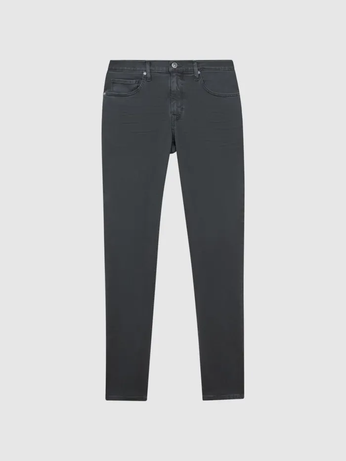 Men Reiss Jeans High Slim Fit Stretch Jeans Vintage Midnight Thistle