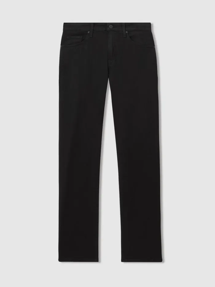 Men Reiss Jeans Straight Leg Jeans Black Shadow