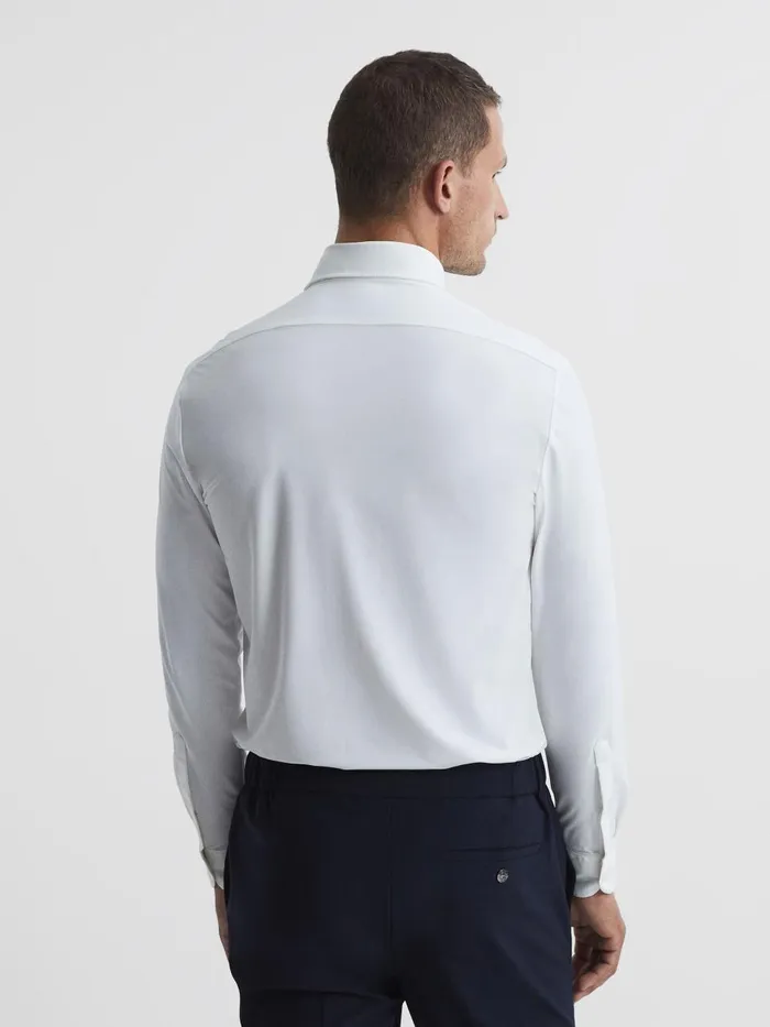 Men Reiss Shirts Voyager Travel Shirt White