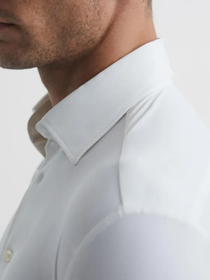 Men Reiss Shirts Voyager Travel Shirt White