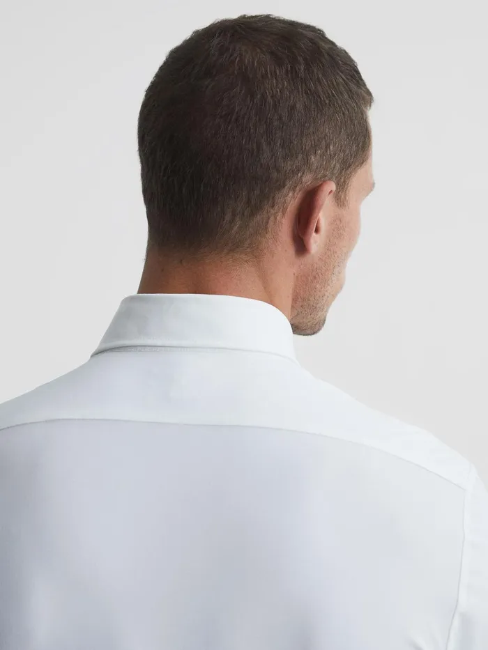 Men Reiss Shirts Voyager Travel Shirt White