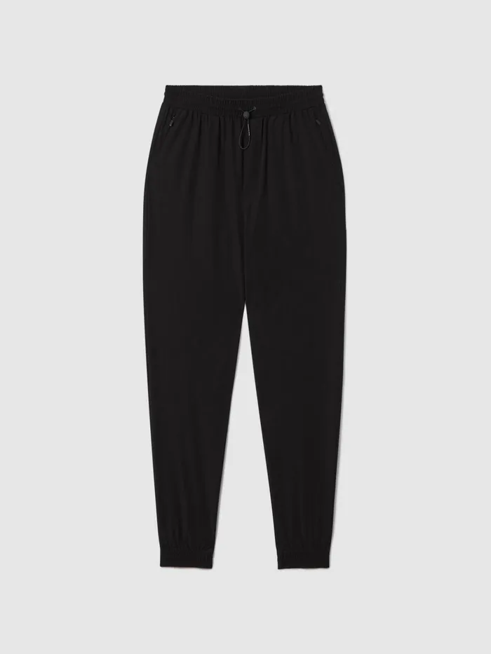 Men Reiss Sweats Hoodies and Joggers Dax Castore Water Repellent Track Pants Onyx Black