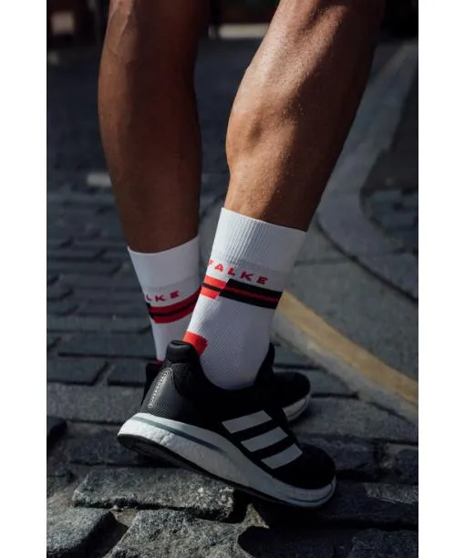 Men RU5 Race Men Running Socks White FALKE Running Socks