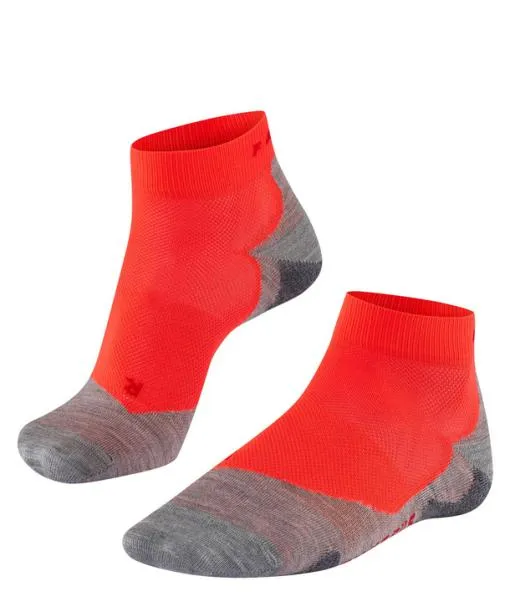 Men RU5 Race Short Men Running Short Sock Neon Red FALKE Running Socks