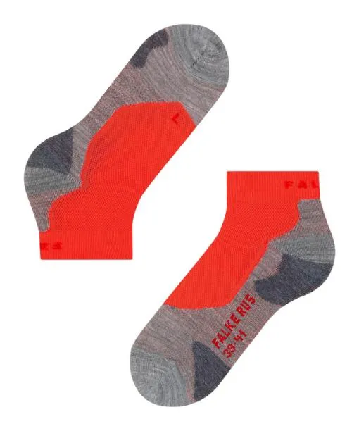 Men RU5 Race Short Men Running Short Sock Neon Red FALKE Running Socks Men RU5 Race Short Men Running Short Sock Neon Red FALKE Running Socks