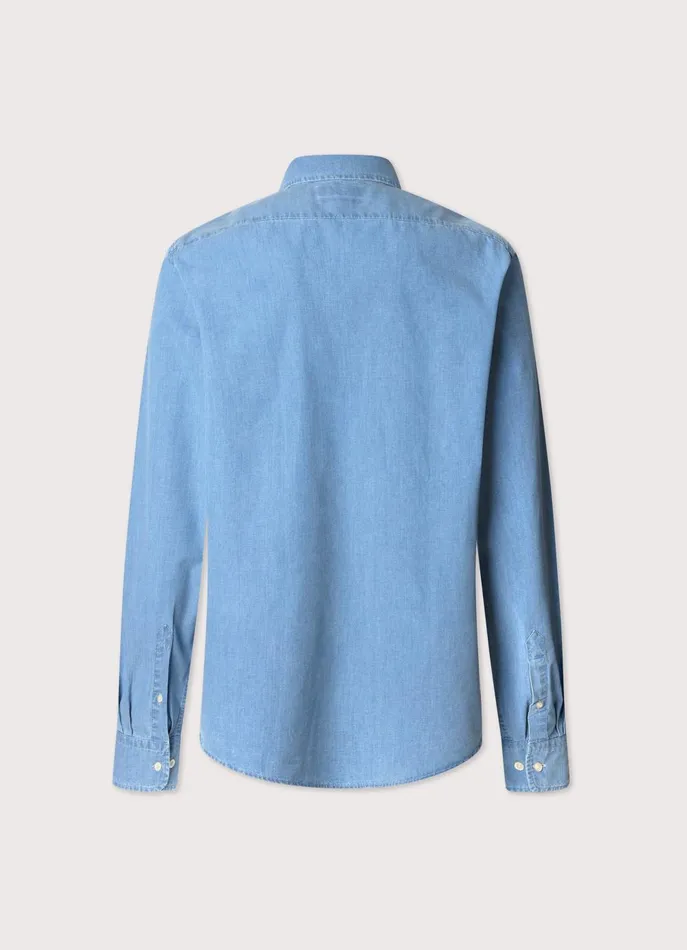 Men Shirts Faonnable Regular Fit FilAFil Shirt Medium Stone Wash