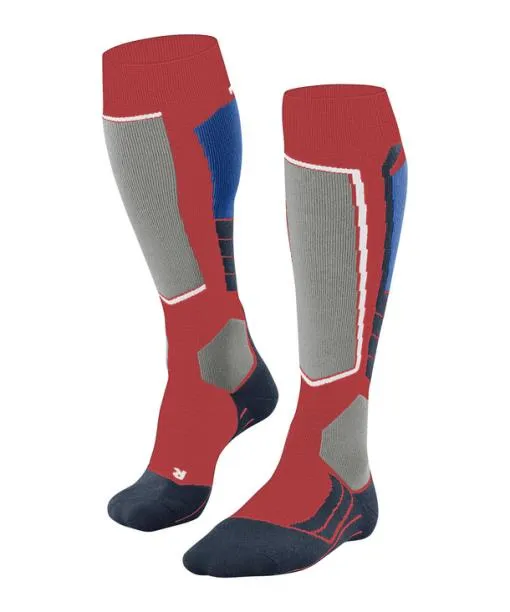 Men SK2 Intermediate Wool Men Skiing Kneehigh Socks Tangerine FALKE Ski Socks