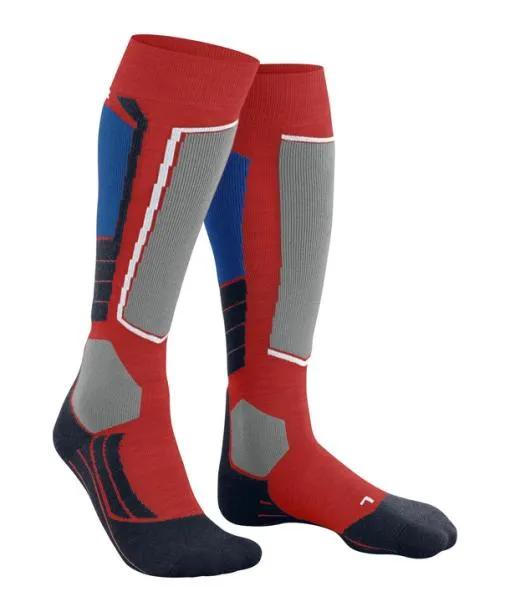 Men SK2 Intermediate Wool Men Skiing Kneehigh Socks Tangerine FALKE Ski Socks