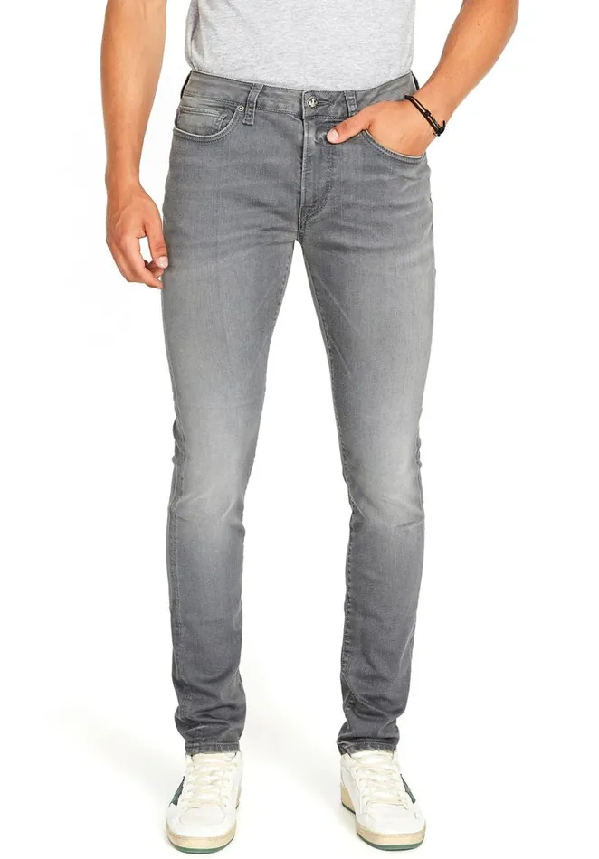 Men Skinny Max Jeans Grey Sanded Grey Buffalo David Bitton Skinny Max