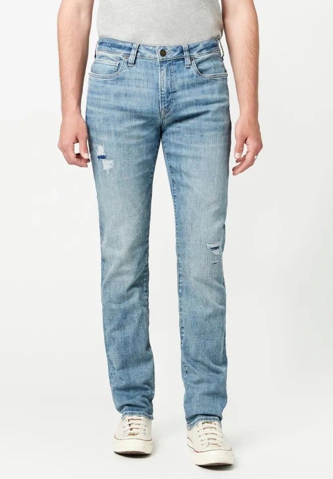 Men Slim Ash Softly Sanded Hemp Jeans Indigo Buffalo David Bitton Slim Ash