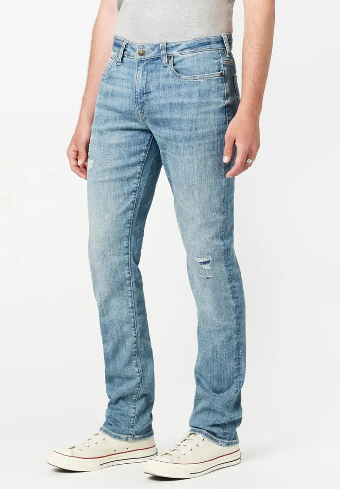 Men Slim Ash Softly Sanded Hemp Jeans Indigo Buffalo David Bitton Slim Ash