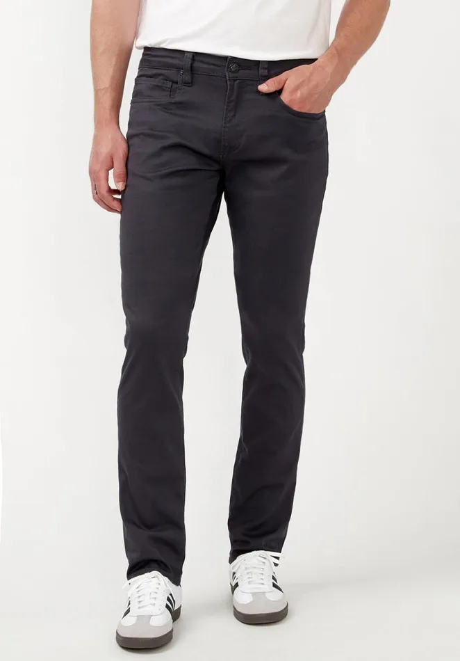 Men Slim Fit Beige Twill Pants Sablee Buffalo David Bitton Slim Ash