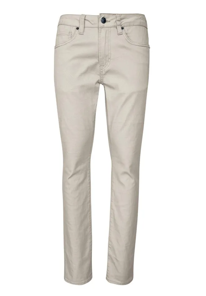 Men Slim Fit Beige Twill Pants Sablee Buffalo David Bitton Slim Ash
