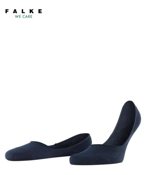 Men Step Medium Cut Box Men No Show Socks Dark Navy FALKE No Show Socks
