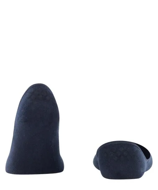Men Step Medium Cut Box Men No Show Socks Dark Navy FALKE No Show Socks