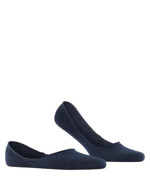 Men Step Medium Cut Box Men No Show Socks Dark Navy FALKE No Show Socks