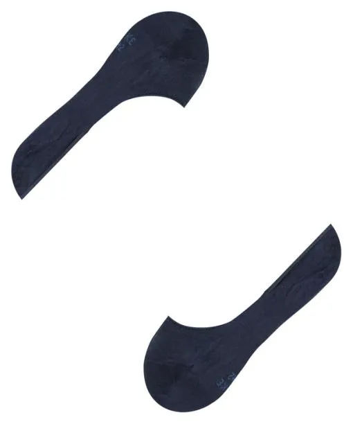 Men Step Medium Cut Box Men No Show Socks Dark Navy FALKE No Show Socks