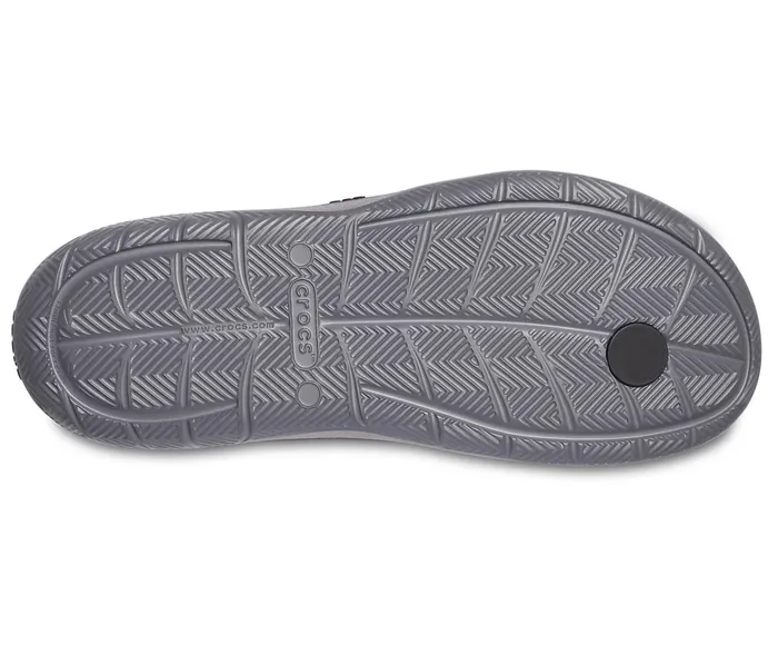 Men Swiftwater Wave Flip Blackslate Grey Crocs Sandals