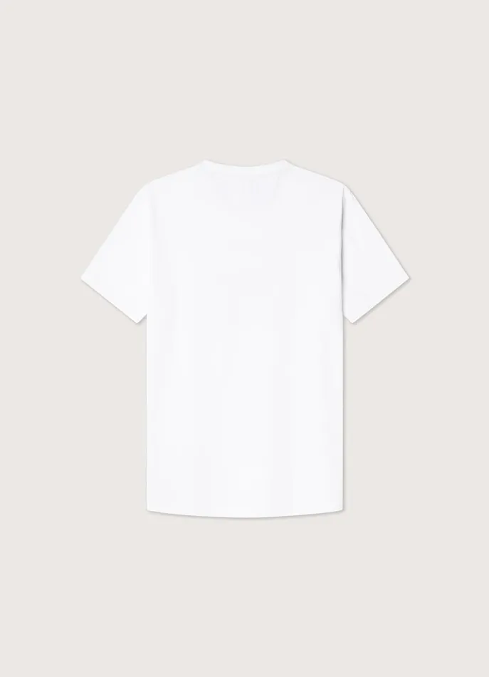 Men TShirts and Sweatshirts Faonnable Regular Fit Flag TShirt White