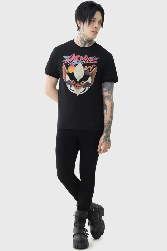 Men TShirts and Vests Killstar Gremlins 84 T Shirt