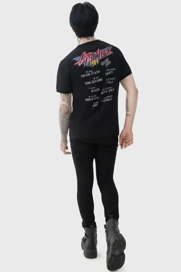 Men TShirts and Vests Killstar Gremlins 84 T Shirt