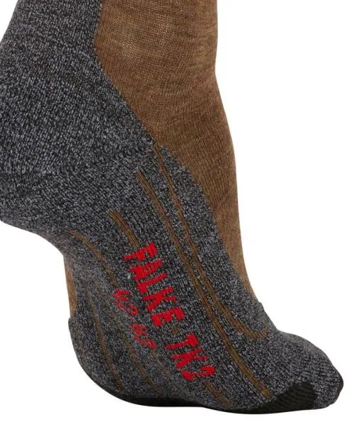 Men TK2 Explore Melange Men Trekking Socks Mocca FALKE Hiking Socks