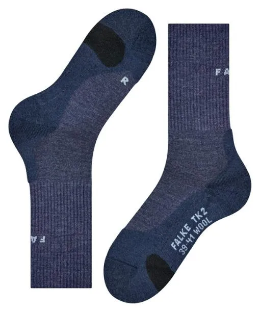 Men TK2 Explore Wool Men Trekking Socks Jeans FALKE Hiking Socks
