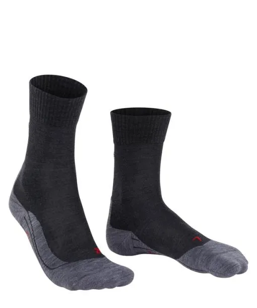 Men TK5 Wander Men Trekking Socks Asphalt Mel FALKE Hiking Socks