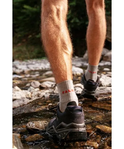 Men TK5 Wander Short Men Trekking Short Sock Black FALKE Hiking Socks