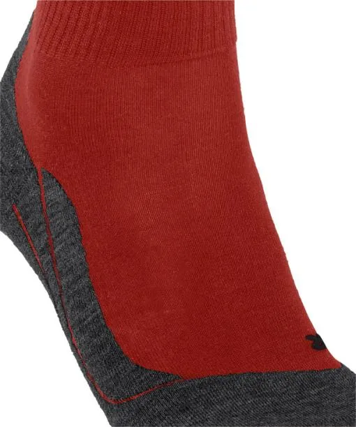Men TK5 Wander Wool Short Men Trekking Short Sock Tangerine FALKE Hiking Socks