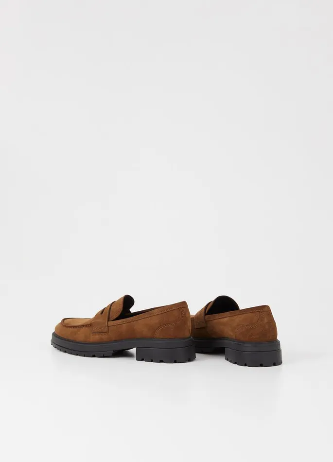 Men Vagabond Loafers JOHNNY 20 LOAFER Brown Suede