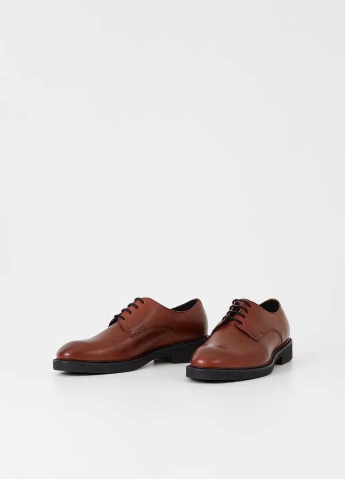 Men Vagabond Shoes ALEX M SHOES Brown Leather