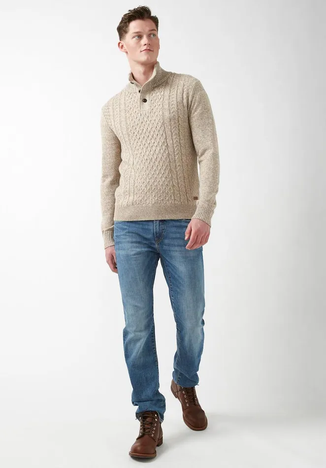 Men Watcher Jute Mix Men039s Sweater Jute Mix Buffalo David Bitton Sweaters