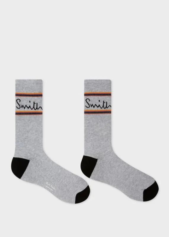 Mens 039Artist Stripe039 Logo Socks Paul Smith Socks Mens 039Artist Stripe039 Logo Socks Paul Smith Socks
