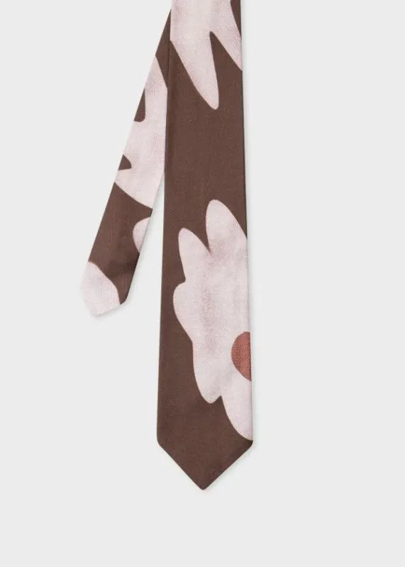 Mens 039Big Flower039 Silk Tie Paul Smith Ties