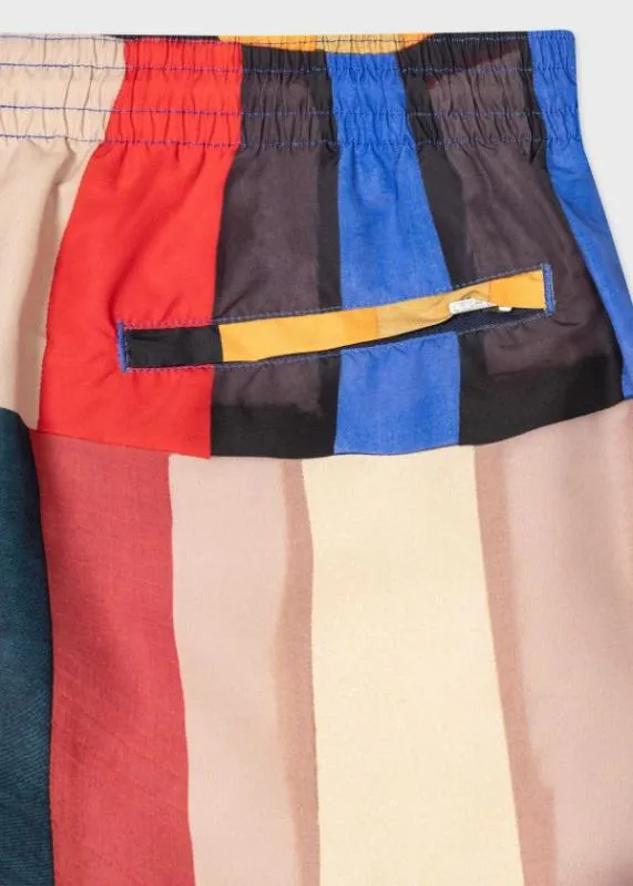Mens 039Overlapping Check039 Print Swim Shorts Paul Smith Swimwear Mens 039Overlapping Check039 Print Swim Shorts Paul Smith Swimwear