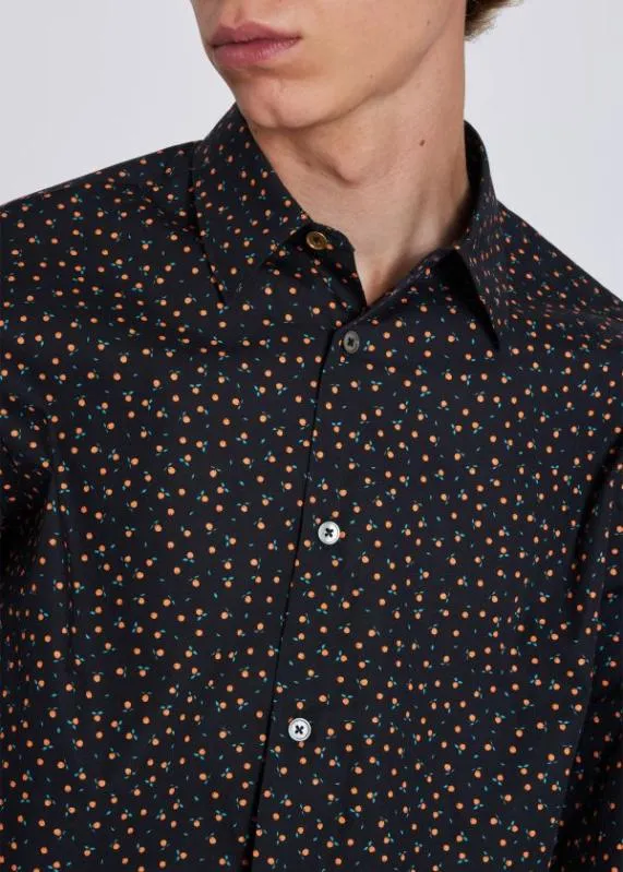 Mens 039Peach Polka039 Cotton Shirt Paul Smith Shirts Mens 039Peach Polka039 Cotton Shirt Paul Smith Shirts