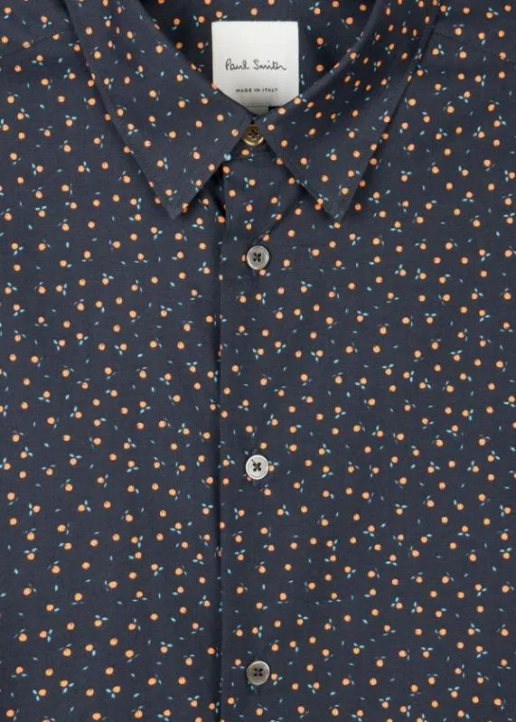 Mens 039Peach Polka039 Cotton Shirt Paul Smith Shirts Mens 039Peach Polka039 Cotton Shirt Paul Smith Shirts