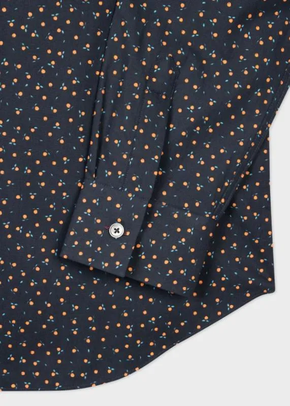 Mens 039Peach Polka039 Cotton Shirt Paul Smith Shirts Mens 039Peach Polka039 Cotton Shirt Paul Smith Shirts