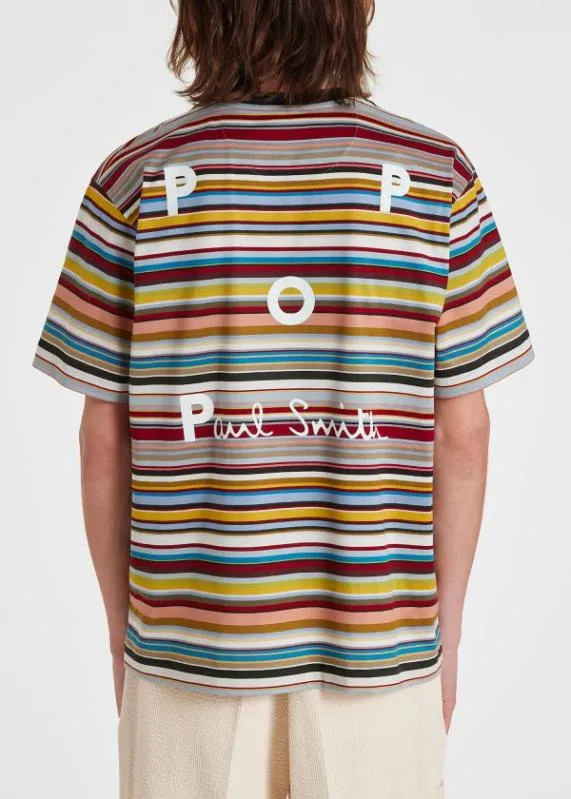 Mens 039Signature Stripe039 Cotton TShirt Paul Smith TShirts Mens 039Signature Stripe039 Cotton TShirt Paul Smith TShirts