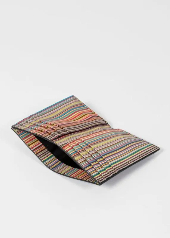Mens 039Signature Stripe039 Interior Credit Card Wallet Paul Smith Wallets Mens 039Signature Stripe039 Interior Credit Card Wallet Paul Smith Wallets